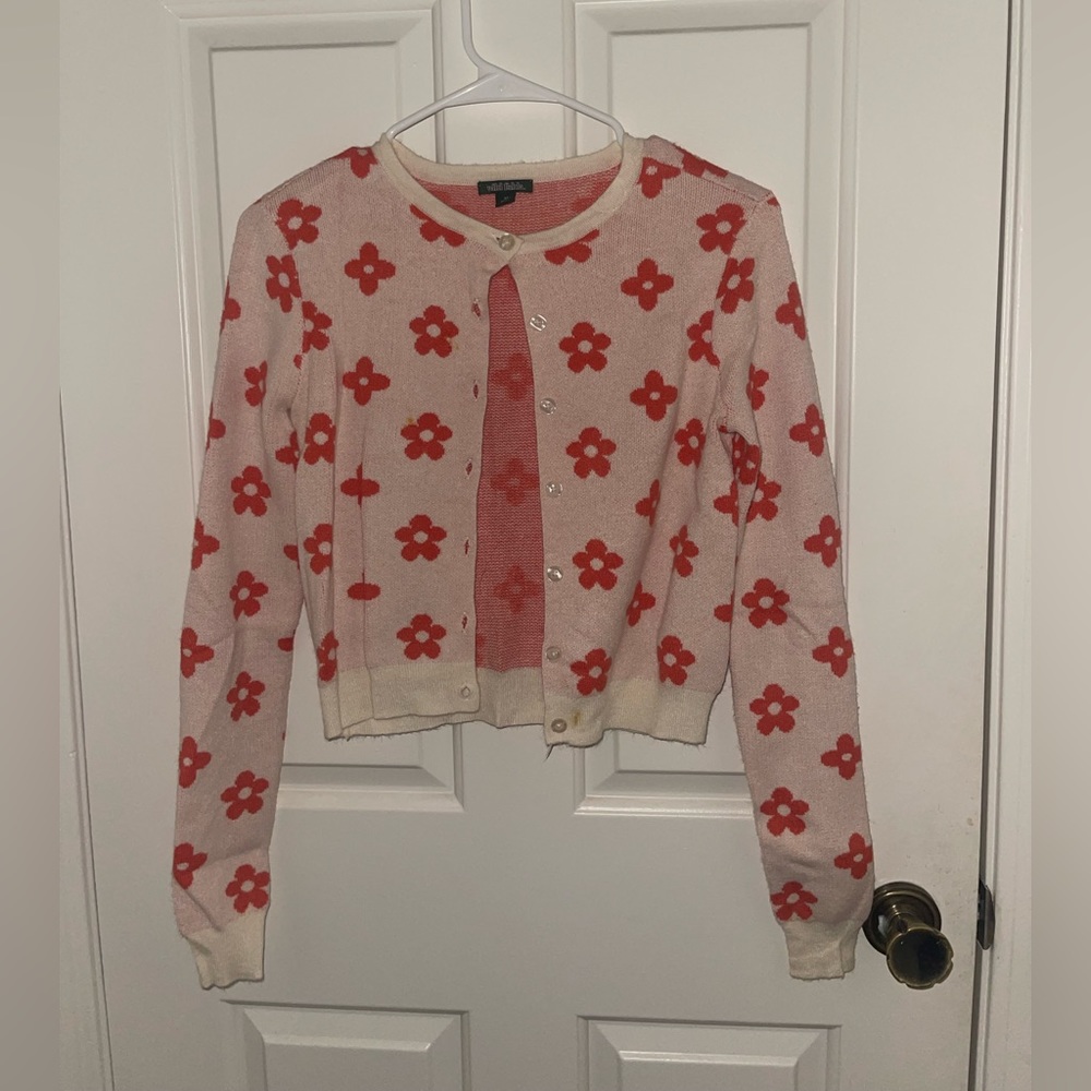 Target brand cropped cardigan